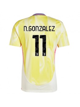 Billige Juventus Nicolas Gonzalez #11 Bortedrakt 2024-25 Kortermet